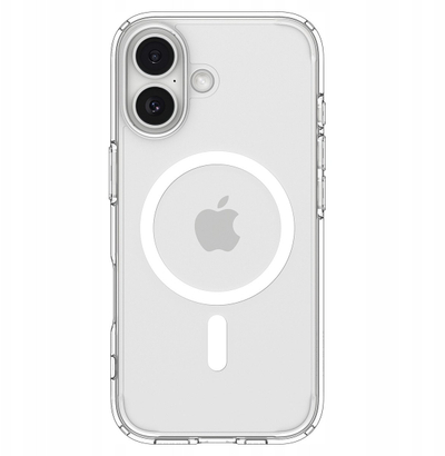 Mbulesë telefoni Spigen Ultra Hybrid MagSafe për iPhone 17, transparente, e bardhë