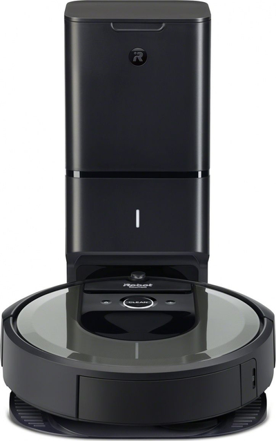 Fshesë robot IRobot Roomba i7+, pa thes, me stacion që e zbraz vetë, ngjyrë e zezë