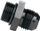 Fiting adaptues ORB 10 në AN 10, alumini 6061 T6, i zi