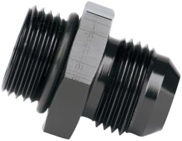 Fiting adaptues ORB 10 në AN 10, alumini 6061 T6, i zi