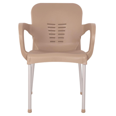 Karrige PP KareK cappuccino me këmbë alumini 59×58×81 cm (HM5592.02)