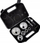 Set sharra rrethore tungsten Geko, 22-73mm, 9 copë, argjendtë
