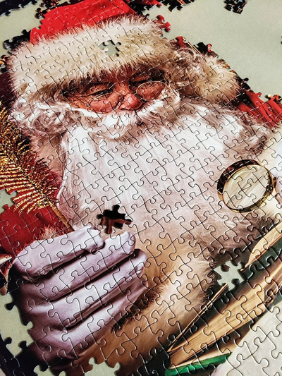 Puzzle Tactic Santa Claus In His Home, 1000 copë, 67x48 cm, shumëngjyrësh