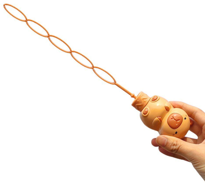 Lodër me flluska sapuni Capybara, shkop palos 35 cm, 120 ml