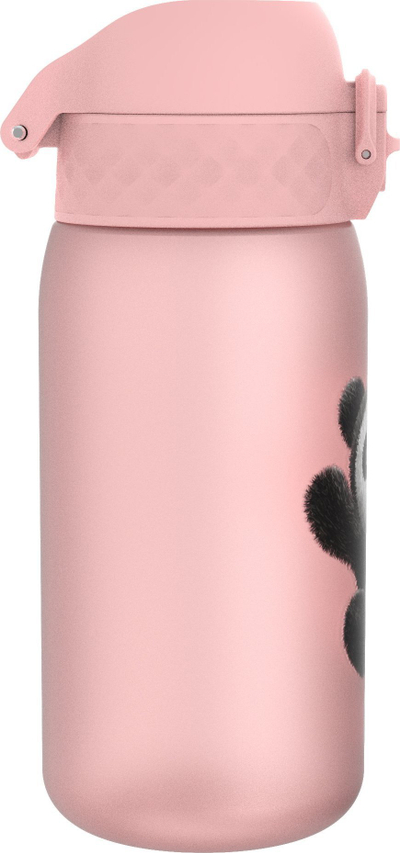 Shishe uji Ion8 Leakproof, 12 Oz, me kapak flip sip, rozë me panda