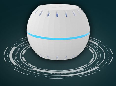 Sensor temperature dhe lagështie Shelly ATSHELLYHTWH, WiFi, për ambjente mrena, i bardhë