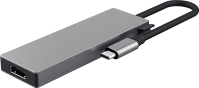 USB C концентратор Trust Dalyx 5 во 1, HDMI, Power Delivery 100W, сив