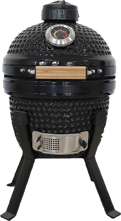 Керамички скара на јаглен BBQ Kamado Bono Picnic Mini, 13\", црна