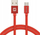 Kabllo USB Swissten Textile, Micro USB, 2m, e kuqe