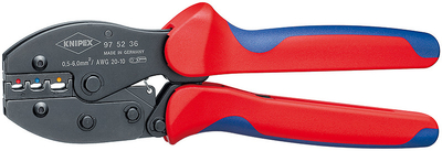 Darë Knipex Crimping, 220mm, të kuqe