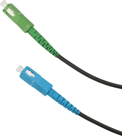 Kabllo optike Extralink SC/APC në SC/UPC, singlemode, 20m, e verdhë