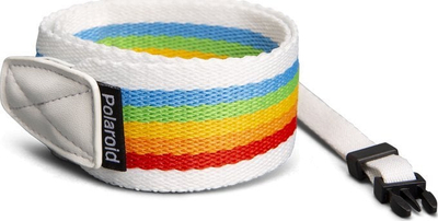 Rrip kamere Polaroid Camera Strap Flat, me ylber, i bardhë