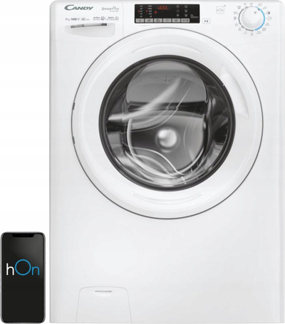 Машина за перење Кенди Смарт Про Инвертер CO4474TWM6/1-S, 7 kg, 1400 rpm, класа A, бела