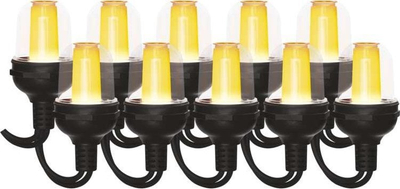 Drita dekorative varg Emos Chain Party DCPV01, 10x10 LED, 4.5m, e bardhë e ngrohtë