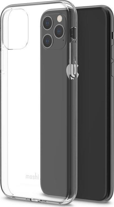 Mbështjellës telefoni Moshi Moshi Vitros për iPhone 11 Pro Max, transparent, i kthjellët