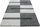 Tapet shaggy Zipcode Design Leamon, 200x290 cm, me figura gjeometrike, gri e hapur