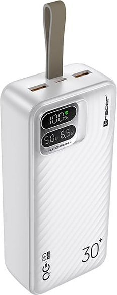 Надворешна батерија Tracer Blaze, 30000mAh, 65W PD QC, црна