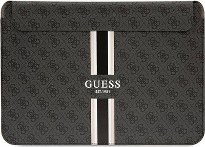 Futrollë laptopi Guess GUCS14P4RPSK, 14", koleksioni 4G Printed Stripes, e zezë