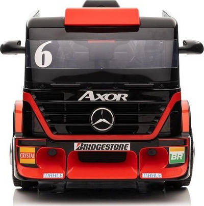 Makina elektrike për kalamoj Lean Cars Mercedes XMX622B, me gjysmërimorkio, ekran LCD, e kuqe