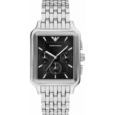 Рачен часовник Emporio Armani AR11751 Diego, хронограф 50mm, не’рѓосувачки челик, со црна бројчаник