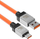 Kabllo USB në USB C Baseus CoolPlay, 100W, 2m, portokalli