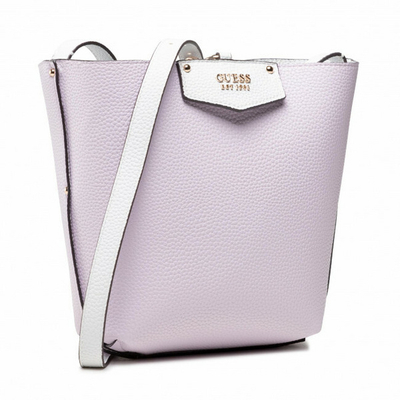 Set Guess Eco Brenton HWEVG8 39001, çantë + kuletë, të bardha