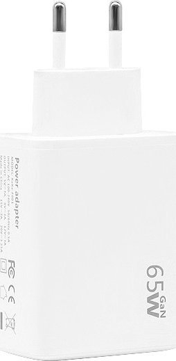 Karikues muri Ecobox PD 65W, 2xUSB C 1xUSB A, karikim i shpejtë, i bardhë