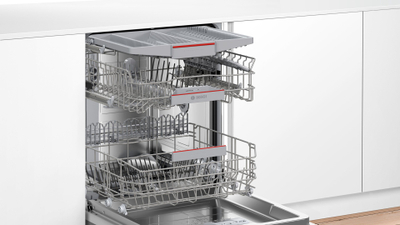 Lavastovilje e integruar Bosch Serie 6 SMV6YCX02E, 60cm, 44 dB, inoks