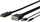 Kabllo adapter Vivolink PROVGAHDMI1, VGA në HDMI, 1 m, i zi