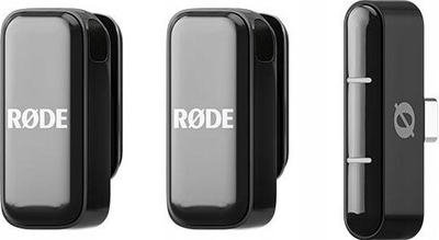 Mikrofon Rode Wireless Micro USB C, me kuti karikimi, i zi