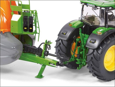 Maket spërkatëse fushe Wiking Amazone UX 11200, shkallë 1:32, metal, portokalli me jeshile