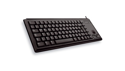 Tastierë CHERRY G84-4400 me trackball, e zezë
