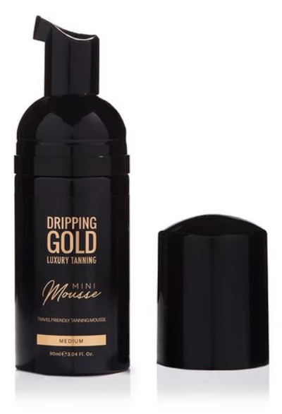 Пена за самопотемнување Dripping Gold Travel Self-Tanning Mousse Medium, средна, 90 мл
