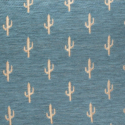 Jastëk për zbukurim Atmosphera Blue Cactus, 40x40cm, poliester, blu e çelët