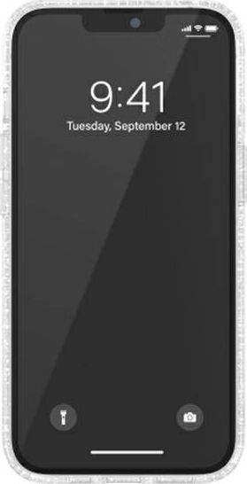 Mbrojtëse Adidas për iPhone 13 Pro, 6.1", transparent/argjendtë