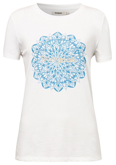 Maicë Desigual TS Manchester Blanco 19SWTK41 1000, tri ngjyrëshe mDE2371-XL