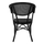 Karrige alumini Bamboo Look e zezë (HM5025.02), zezë