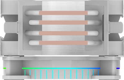 Ftohës CPU AQIRYS Uranus LS, RGB, i bardhë