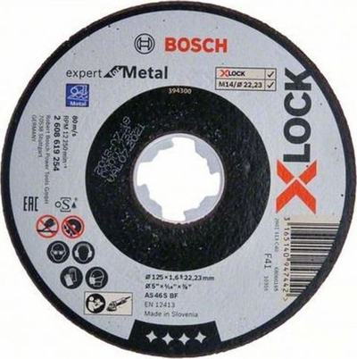 Disk prerës Bosch X-LOCK, 125x1mm