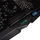 Ftohës për laptop Spacer, 17", 4 ventilatorë LED blu, i zi