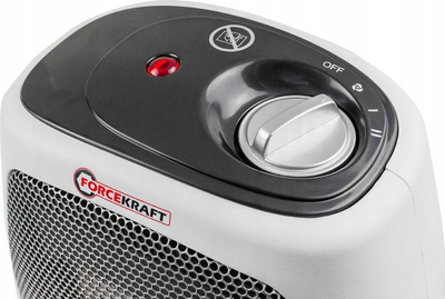 Ngrohës me ventilator Forcekraft Fan Heater 3F, 1500W, i bardhë