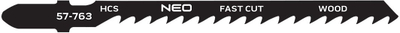 Tehe sharre vertikale NEO TOOLS 57-763, HCS, 6 TPI, set 2 copë