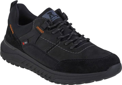 Atlete burrash Rieker Evolution U0100-00, lëkurë, të zeza