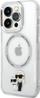 Mbulesë telefoni Karl Lagerfeld KLHMP14LHNKCIT për iPhone 14 Pro, MagSafe, transparente