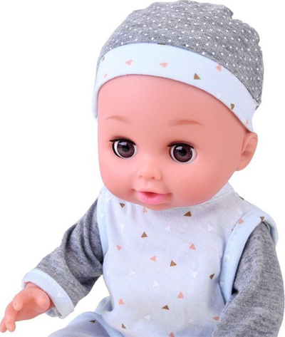 Kukull interaktive Baby Doll ZA4285, 30cm, me zë dhe aksesorë, shumëngjyrëshe