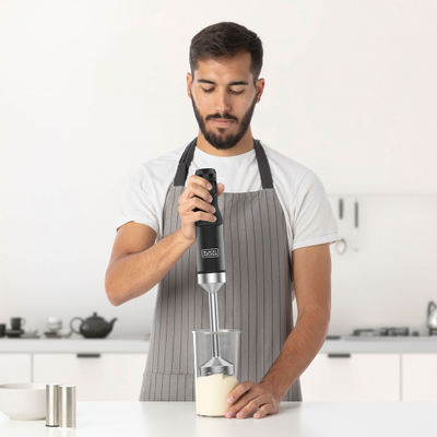 Blender dore Black+Decker BXHBA1501E, 1500W, inox, i bardhë