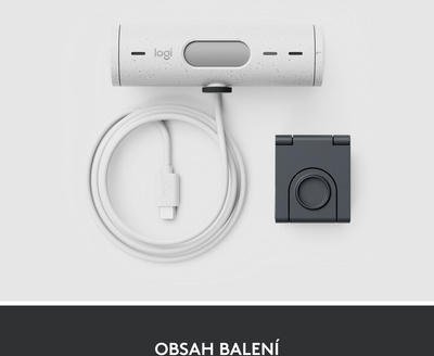 Ueb kamerë Logitech Brio 500, e bardhë