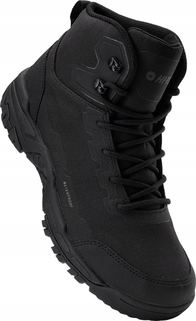 Këpucë për jashtë Hi-tec Ilinoi Mid WP M, membranë Waterproof, softshell, gri