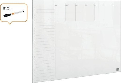 Tabelë javore akriliku Nobo, mini, transparente