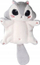 Varesë çelsash LEAN Toys Dwarf Bat, pelush 10 cm, gri
